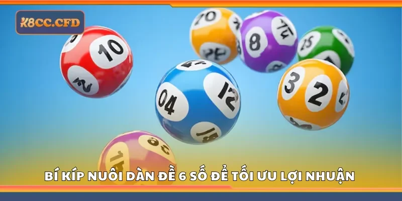 Các bí kíp nuôi dàn đề 6 số để tối ưu lợi nhuận tại K8